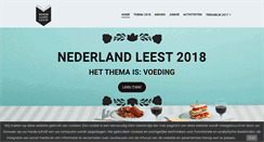 Desktop Screenshot of nederlandleest.nl