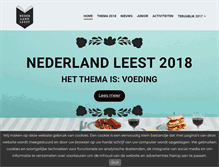 Tablet Screenshot of nederlandleest.nl
